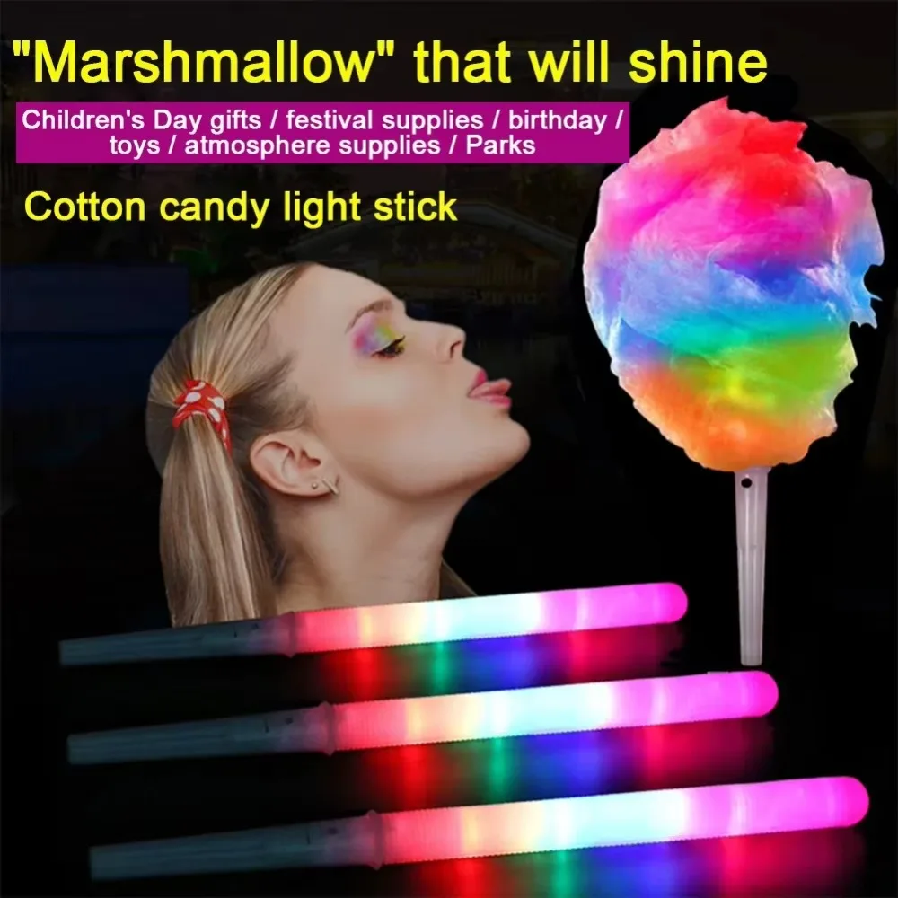 Cotton Candy Cone - 20 ชิ้น ไลท์สติ๊ก Kpop ไฟ LED