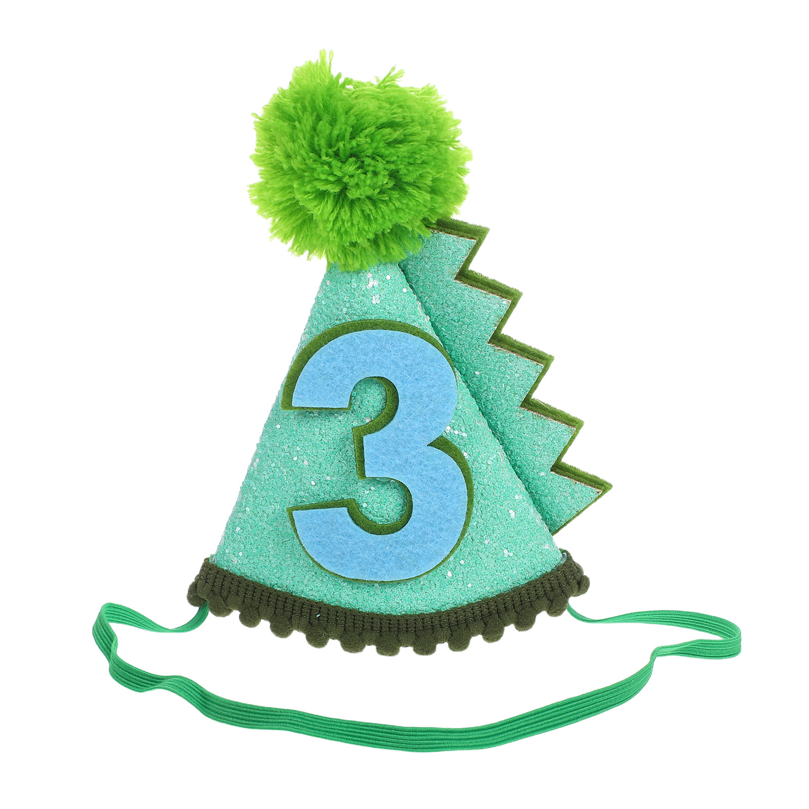 Party Hat Cone - หมวกวันเกิดรูปทรงกรวยลายไดโนเสาร์สำหรับเด็กเล็ก อายุ 1-5 ปี อุปกรณ์ประกอบฉากสำหรับถ่ายรูปและงานเฉลิมฉลอง