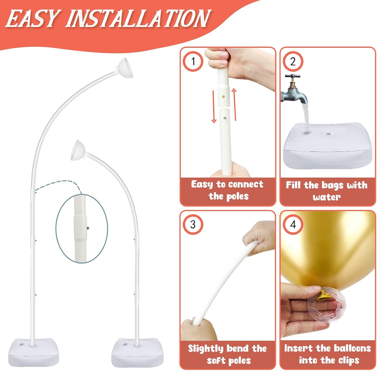 ชุดโครงสร้างซุ้มลูกโป่ง AerWo  - Balloon Arch Kit บทวิจารณ์และราคา