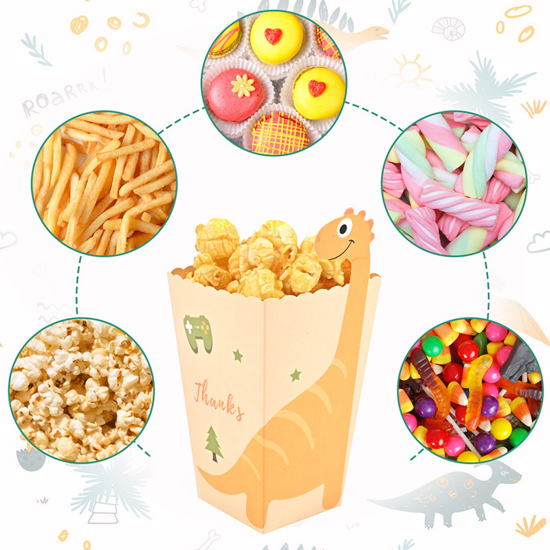 4 ชิ้นการ์ตูนไดโนเสาร์กล่องไดโ - Event Party Box บทวิจารณ์และราคา