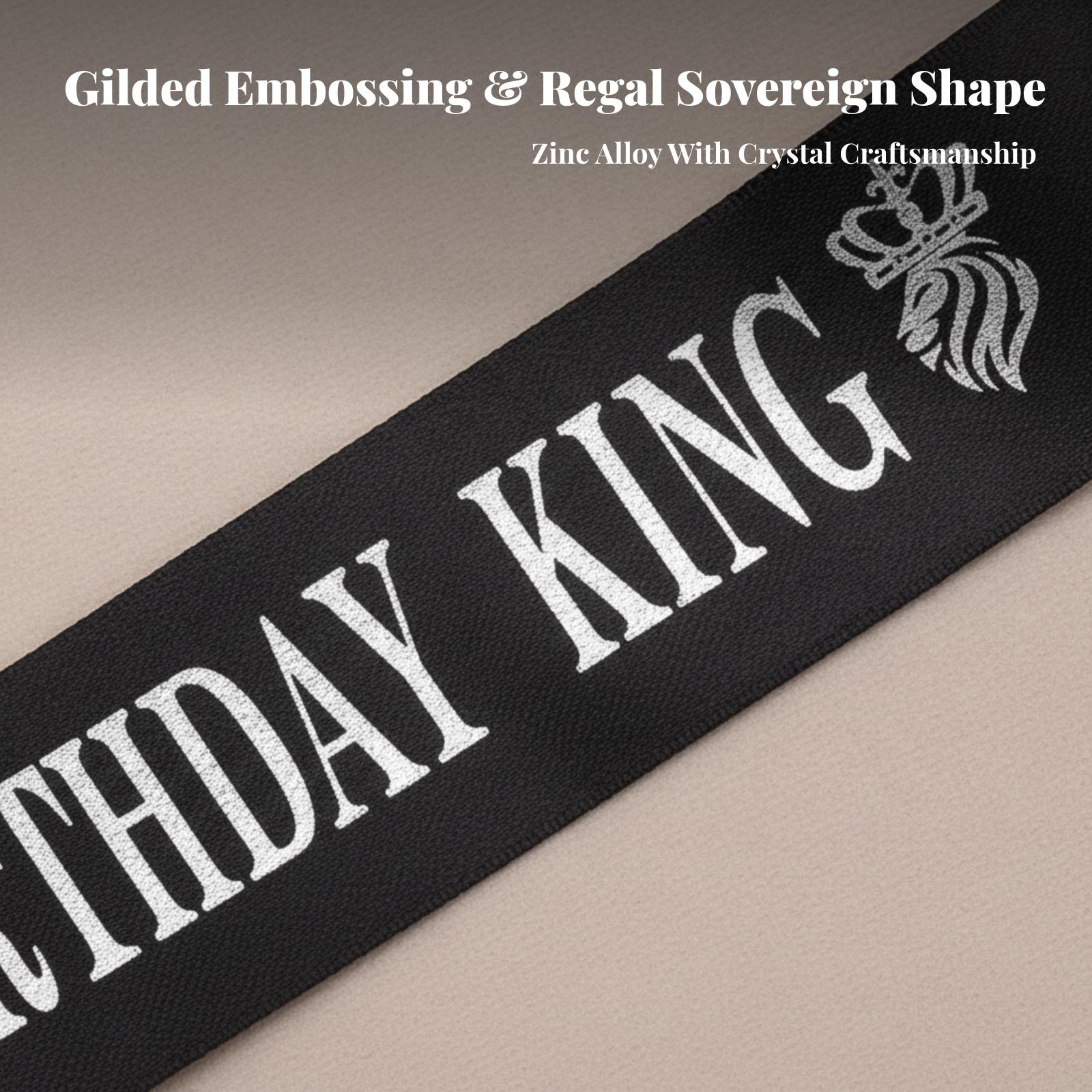 มงกุฎปาร์ตี้กลิตเตอร์ สายคาดเอ - Birthday Sash Glitter บทวิจารณ์และราคา