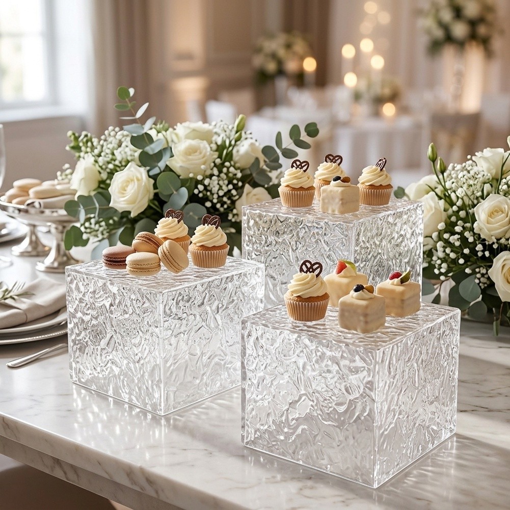 ชั้นวางโชว์แบบหลายชั้น โปร่งใส - Cupcake Stand Tier บทวิจารณ์และราคา