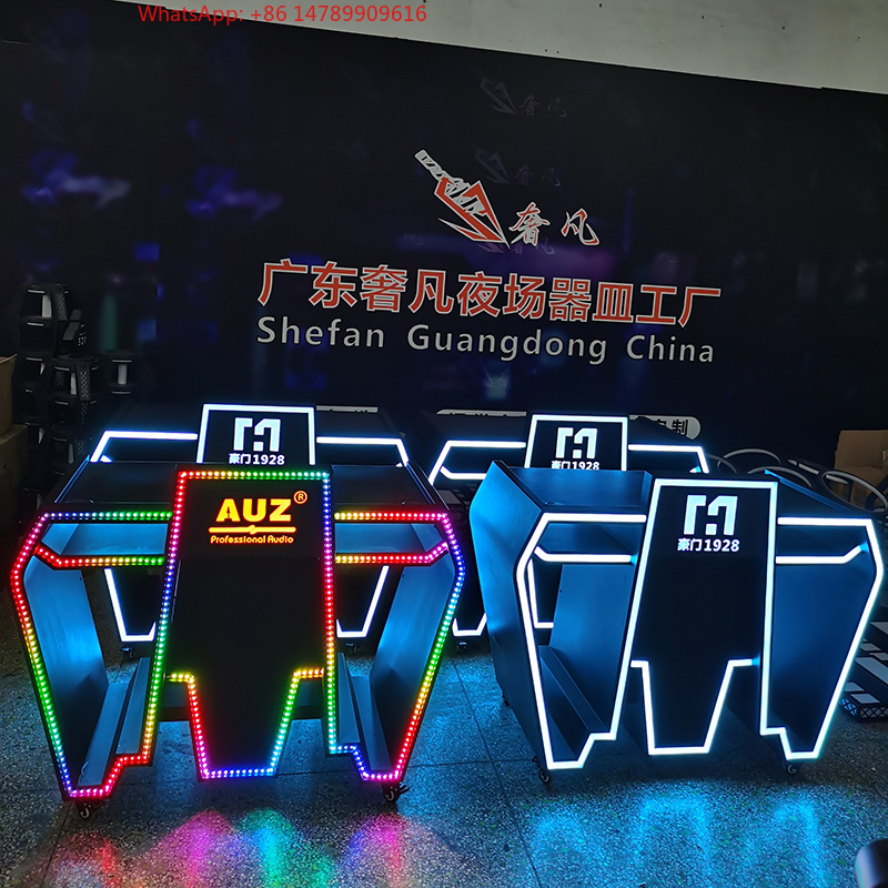 โต๊ะดีเจโลหะแบบกำหนดเองพร้อมไฟ - Event Suppliers บทวิจารณ์และราคา