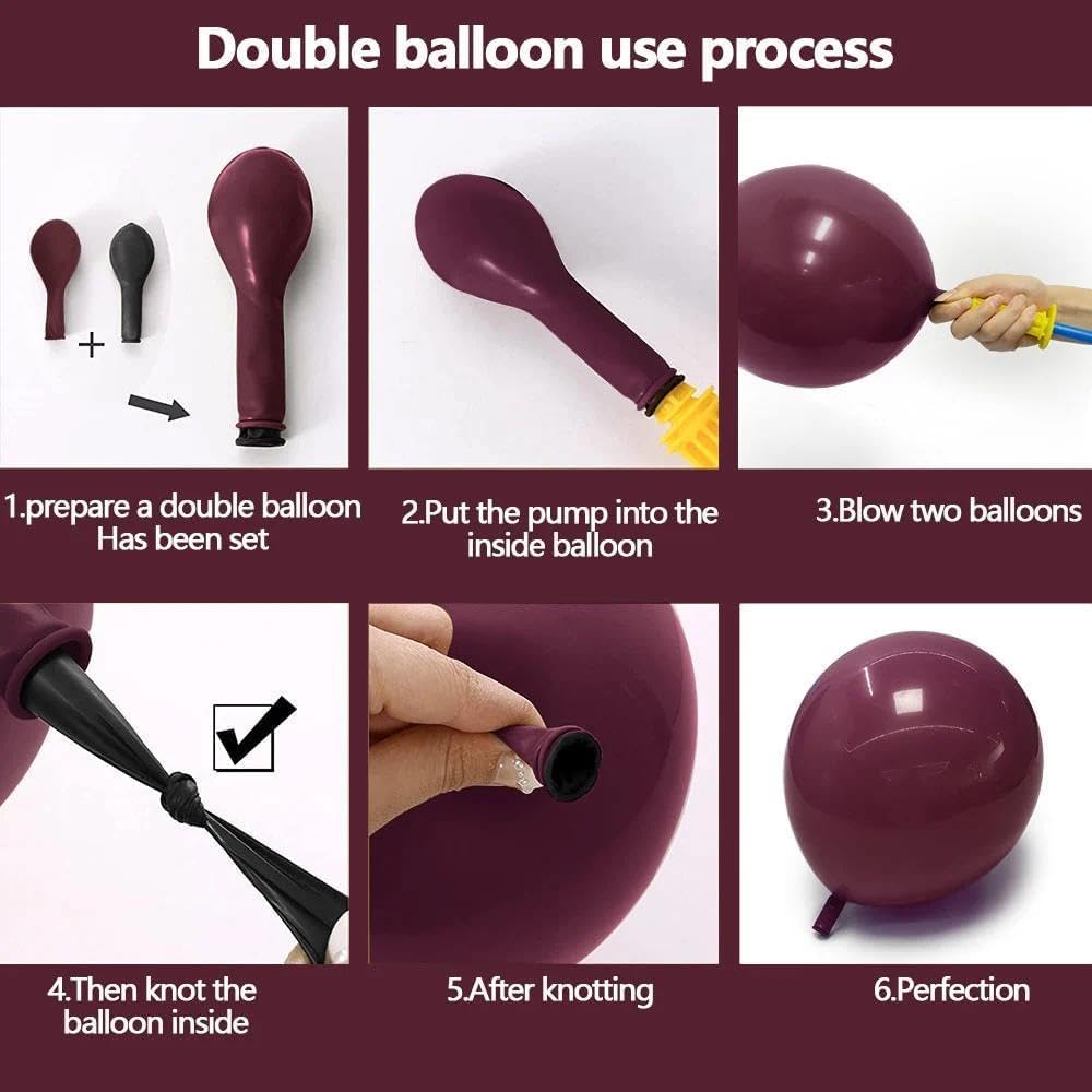 ชุดซุ้มลูกโป่งสีม่วงส้ม บรรจุล - Balloon Arch Kit บทวิจารณ์และราคา
