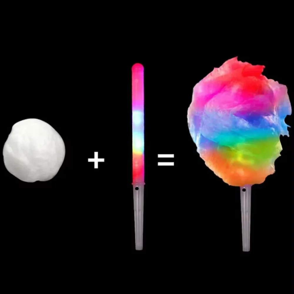 20 ชิ้น ไลท์สติ๊ก Kpop ไฟ LED  - Cotton Candy Cone บทวิจารณ์และราคา