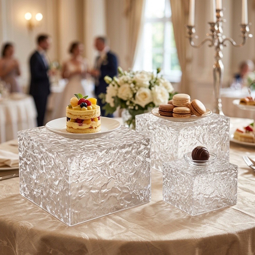 ชั้นวางโชว์แบบหลายชั้น โปร่งใส - Cupcake Stand Tier บทวิจารณ์และราคา