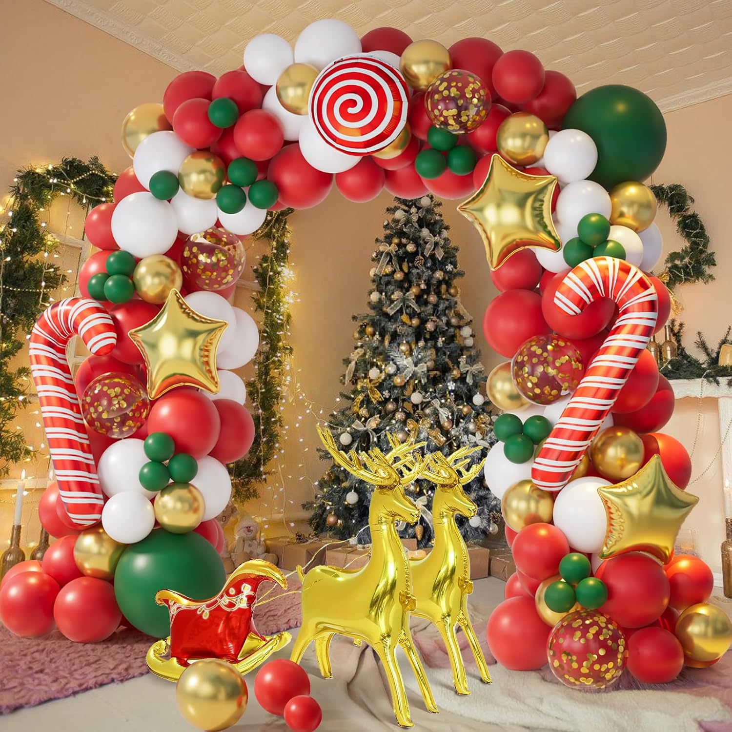 AobkDeco ชุดอุปกรณ์ตกแต่งซุ้มล - Balloon Arch Kit บทวิจารณ์และราคา