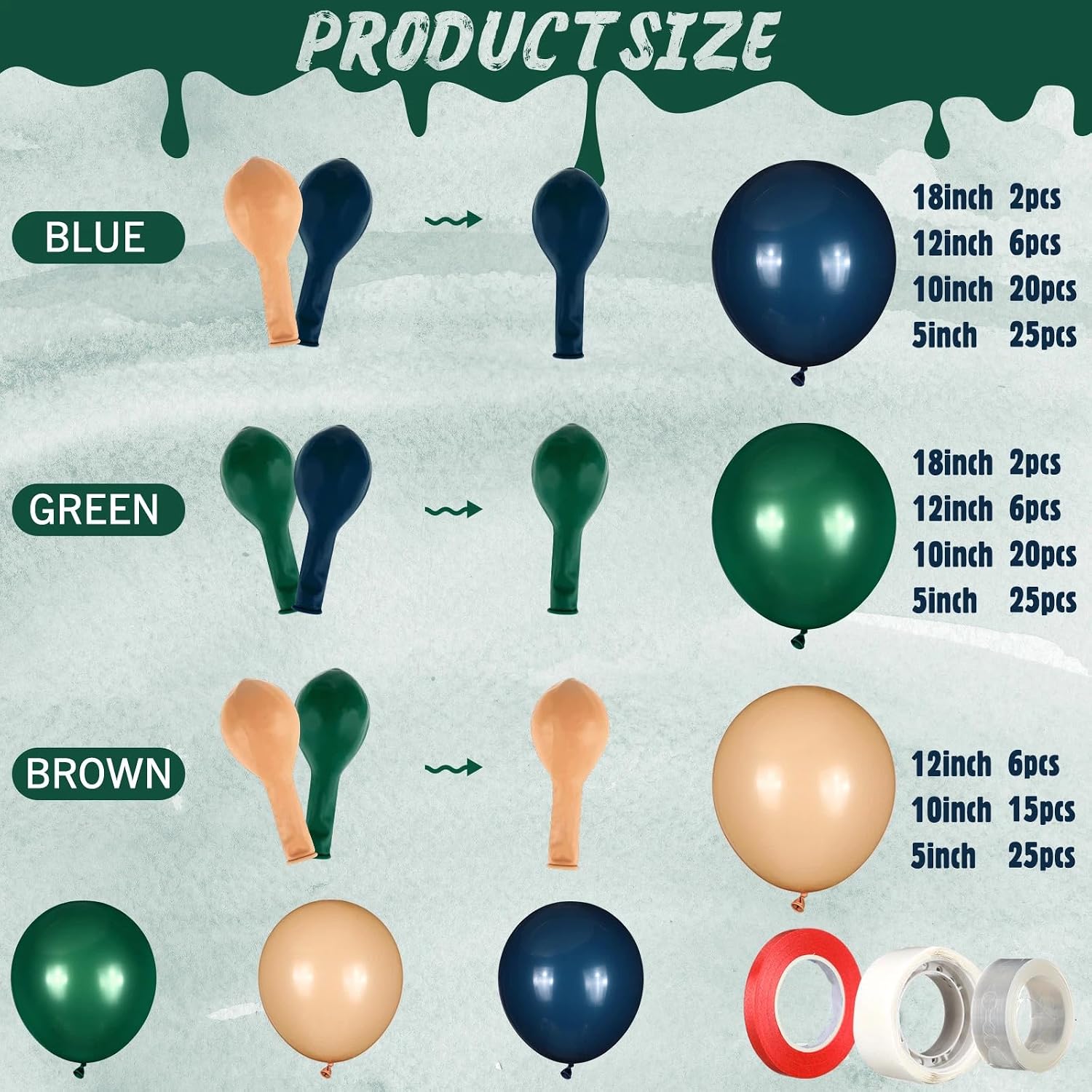 ชุดอุปกรณ์ตกแต่งซุ้มลูกโป่งลาย - Balloon Arch Kit บทวิจารณ์และราคา