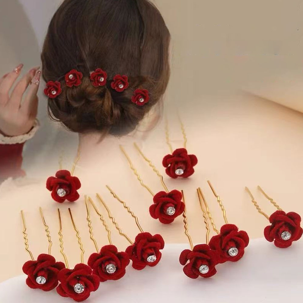 10 ชิ้น Rose อุปกรณ์เสริมผมงาน - Event Suppliers บทวิจารณ์และราคา