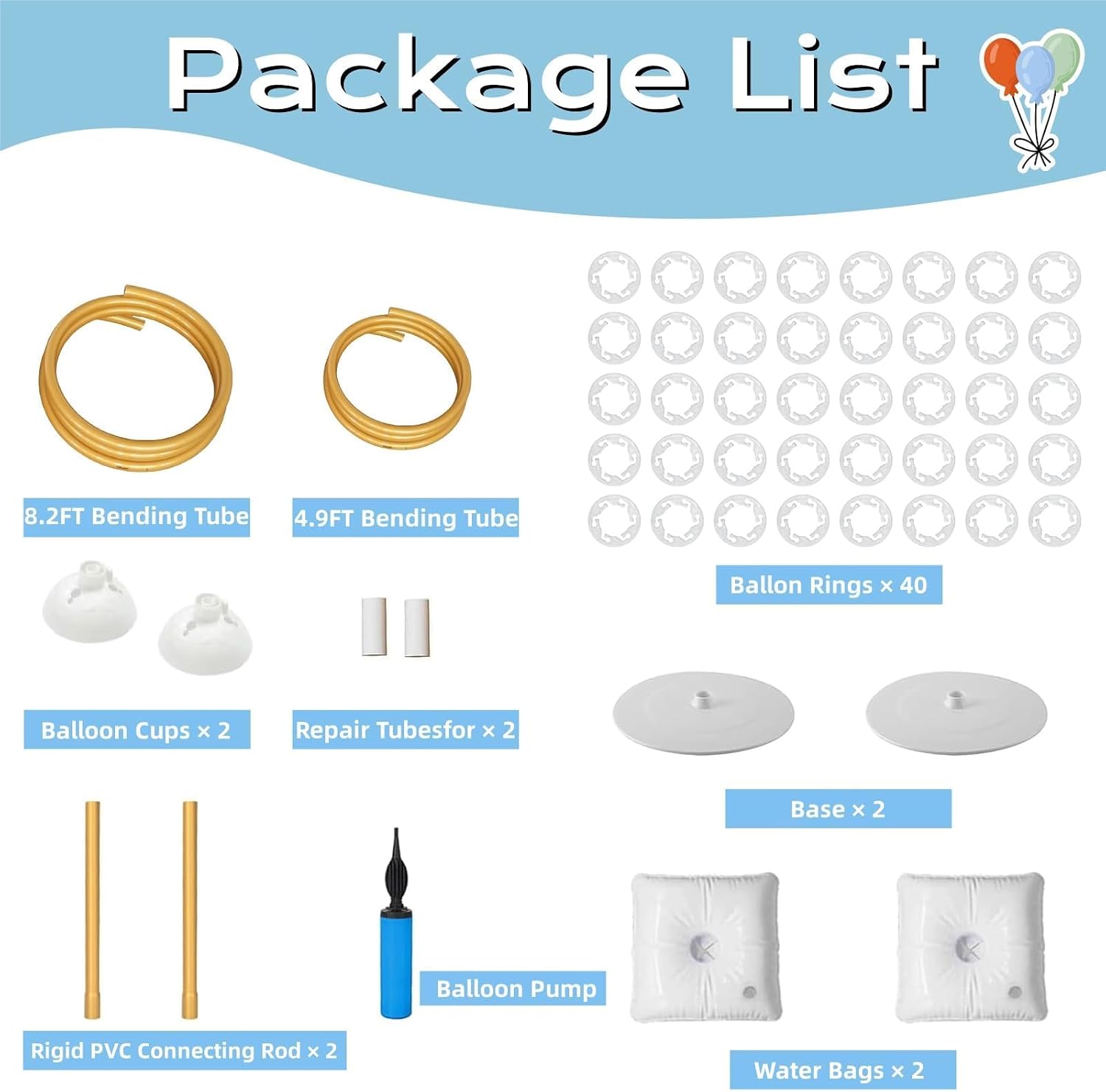 ชุดอุปกรณ์ทำซุ้มลูกโป่ง ขนาด 8 - Balloon Arch Kit บทวิจารณ์และราคา