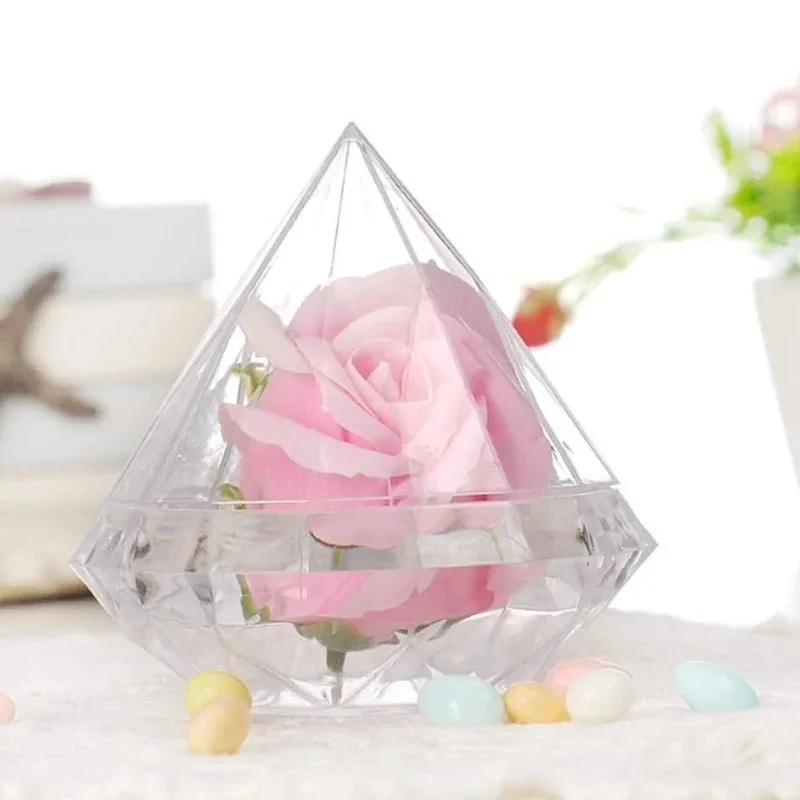 กล่องขนมรูปเพชรใส12ชิ้นกล่องอะ - Event Party Box บทวิจารณ์และราคา