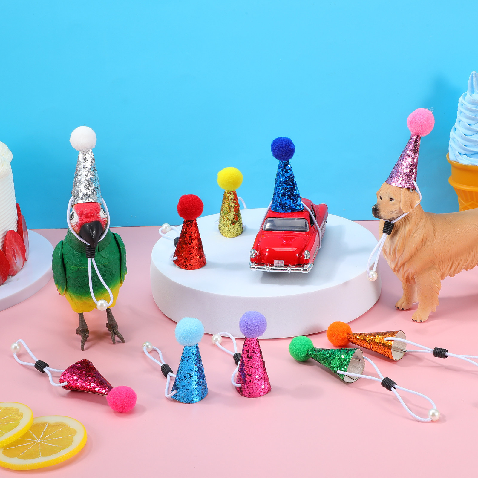 10 ชิ้น หมวกปาร์ตี้ หมวกวันเกิ - Party Hat Cone บทวิจารณ์และราคา