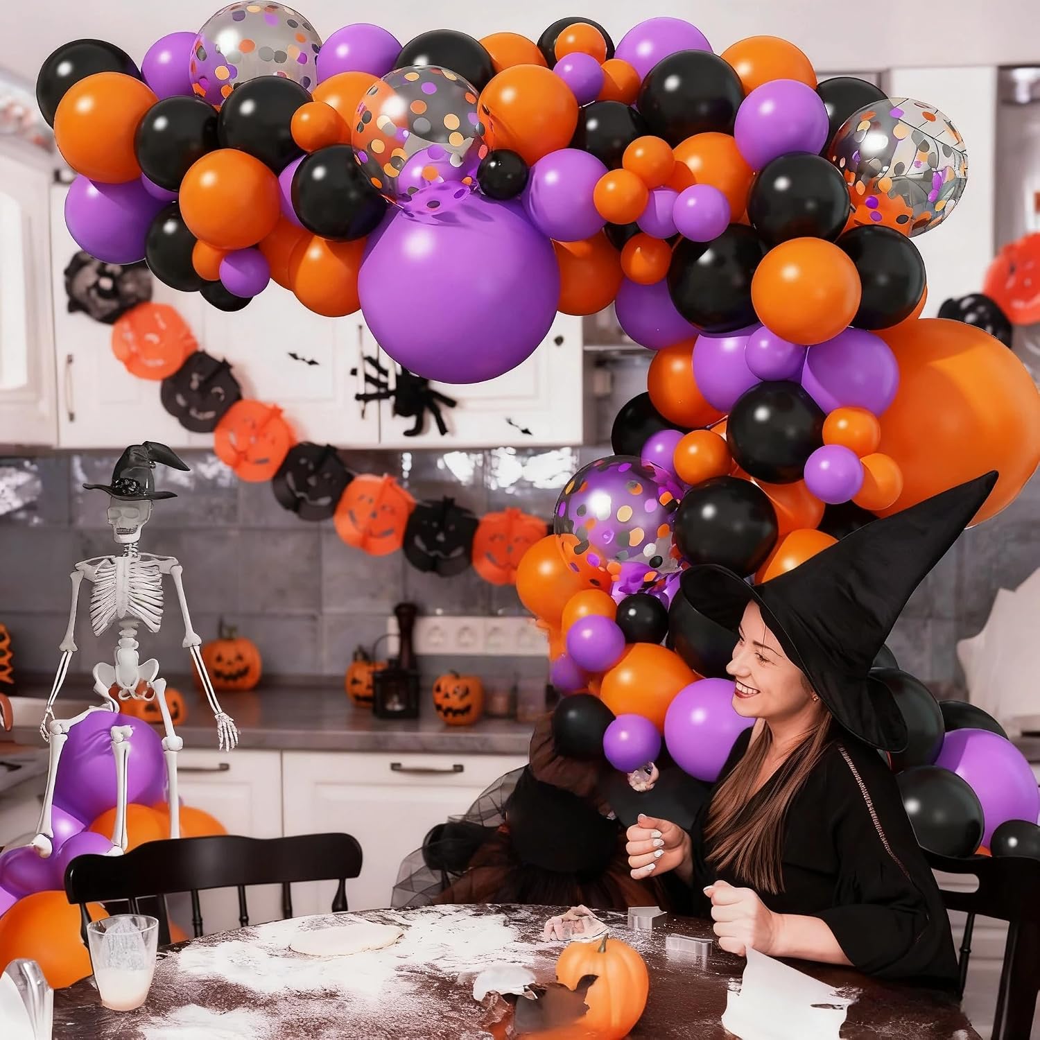 ชุดตกแต่งซุ้มลูกโป่งฮาโลวีน Jo - Balloon Arch Kit บทวิจารณ์และราคา