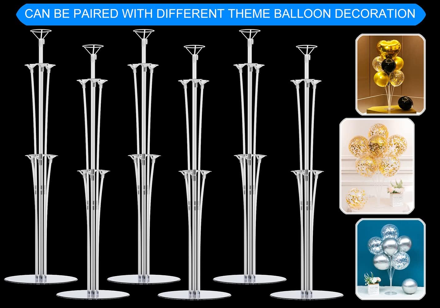 ชุดขาตั้งลูกโป่งสำหรับโต๊ะสูง  - Balloon Arch Kit บทวิจารณ์และราคา