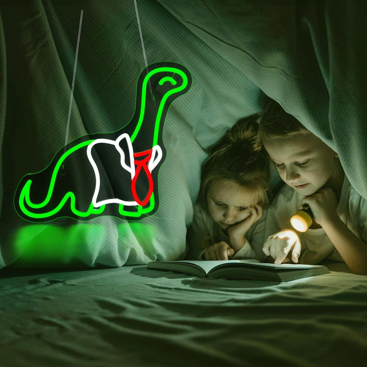ป้ายไฟนีออนรูปไดโนเสาร์ ไฟ LED - Neon Sign Party บทวิจารณ์และราคา