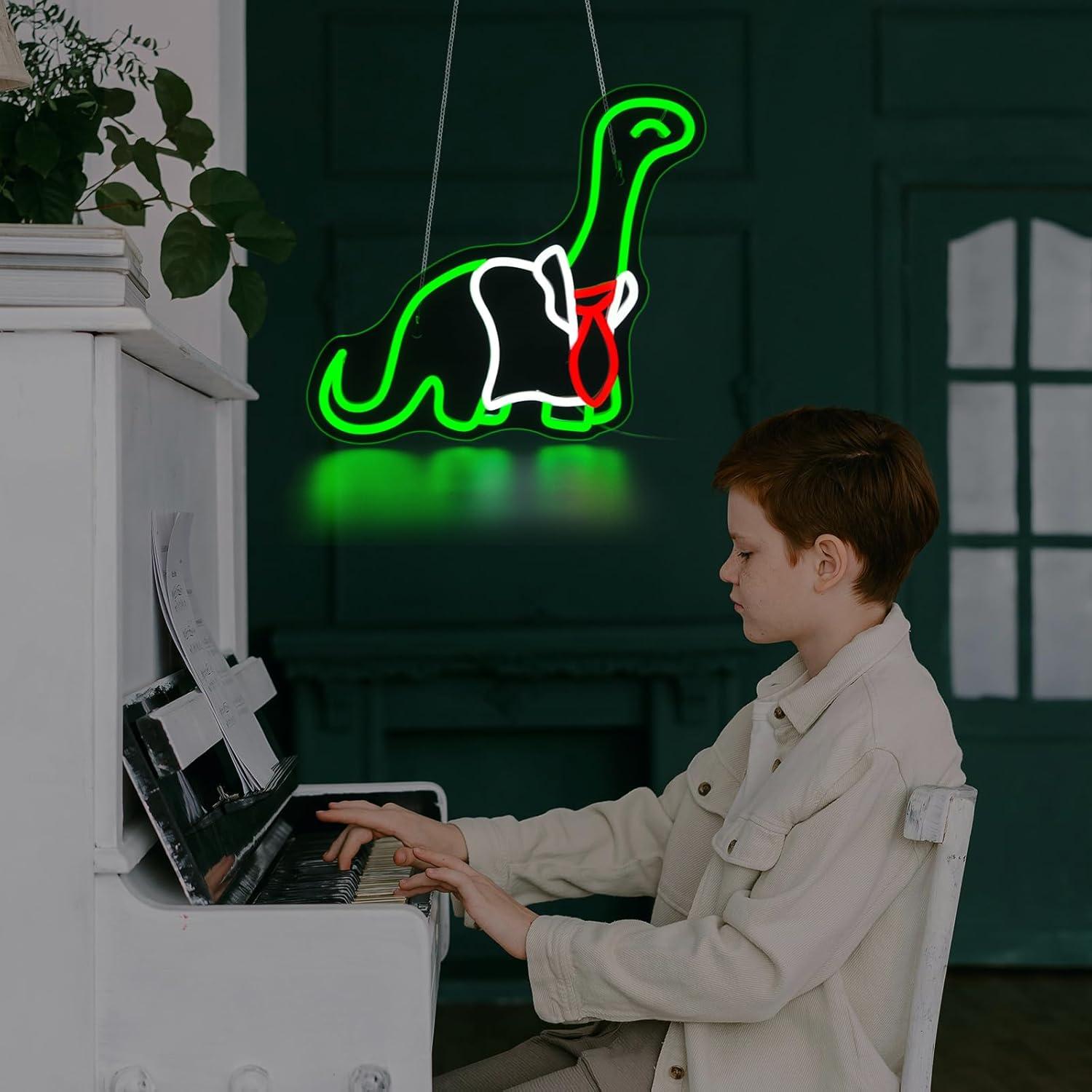 ป้ายไฟนีออนรูปไดโนเสาร์ ไฟ LED - Neon Sign Party บทวิจารณ์และราคา