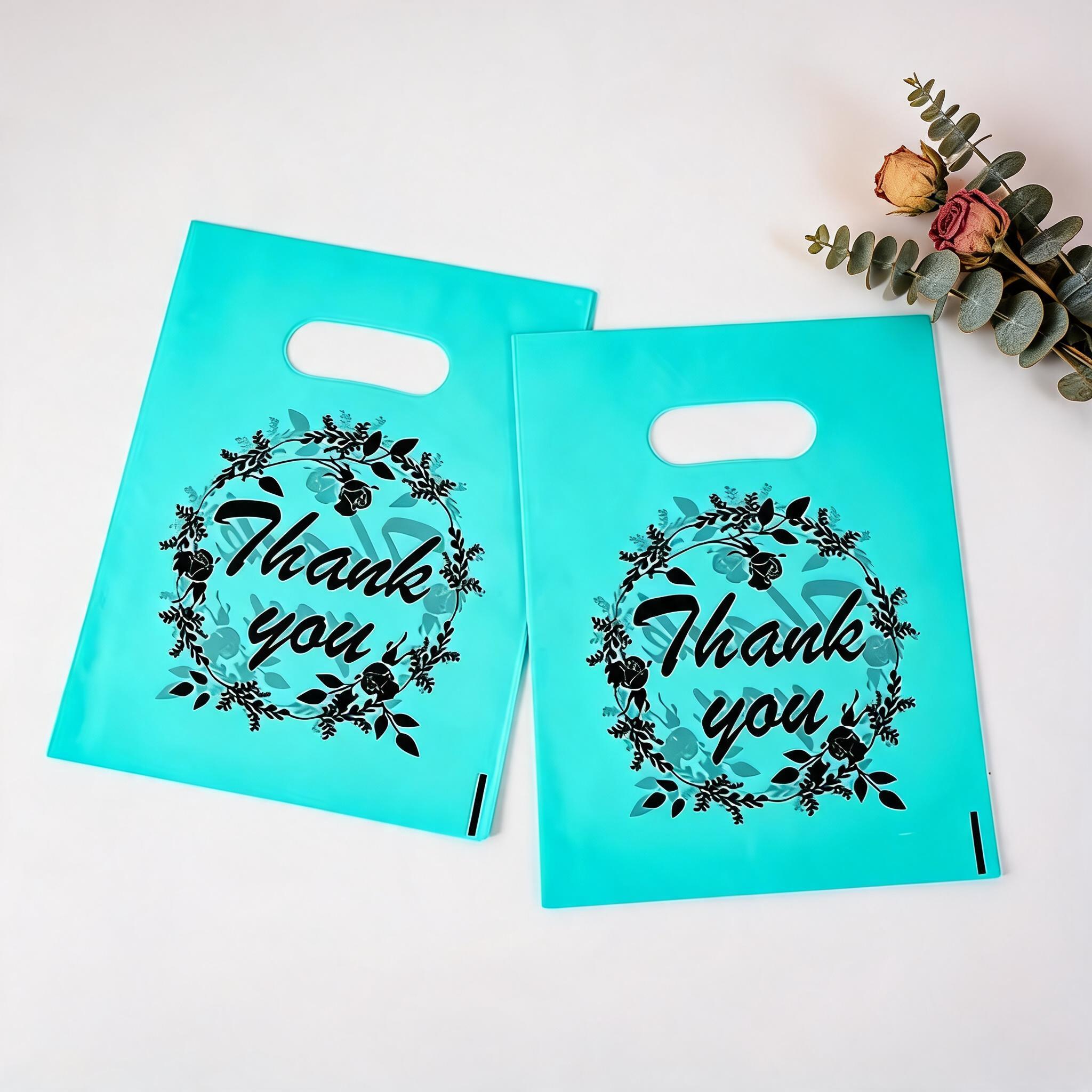 ถุงพลาสติกหูหิ้วลายดอกไม้ขนาด  - Event Party Shop บทวิจารณ์และราคา