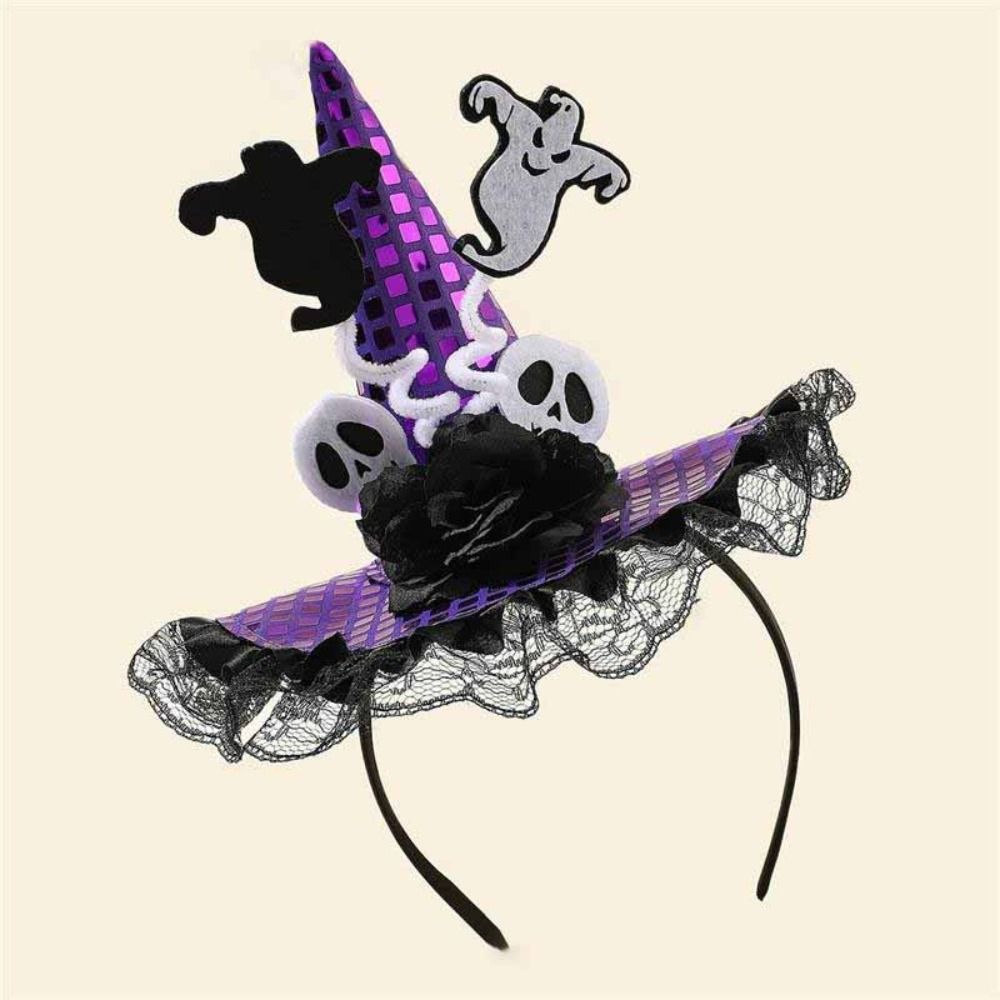 ที่คาดผมหมวกแม่มดฮาโลวีนลายแมง - Party Hat Cone บทวิจารณ์และราคา