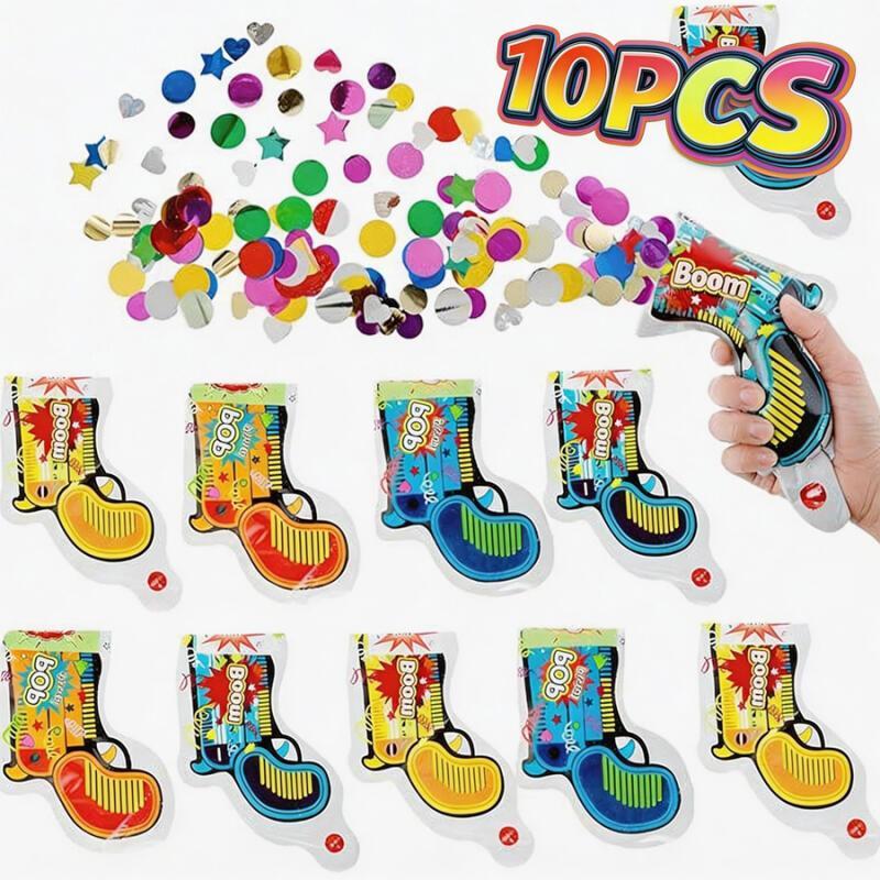 ปืนยิงกระดาษคอนเฟตติแบบพกพา 10 - Confetti Cannon Tube บทวิจารณ์และราคา