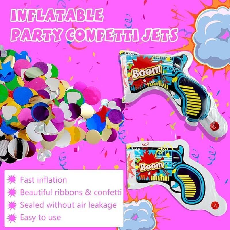 ปืนยิงกระดาษคอนเฟตติแบบพกพา 10 - Confetti Cannon Tube บทวิจารณ์และราคา
