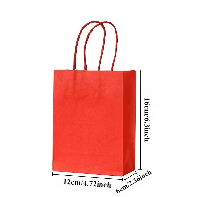 10/20PCS ถุงกระดาษคราฟท์สีสันส - Event Party Shop บทวิจารณ์และราคา