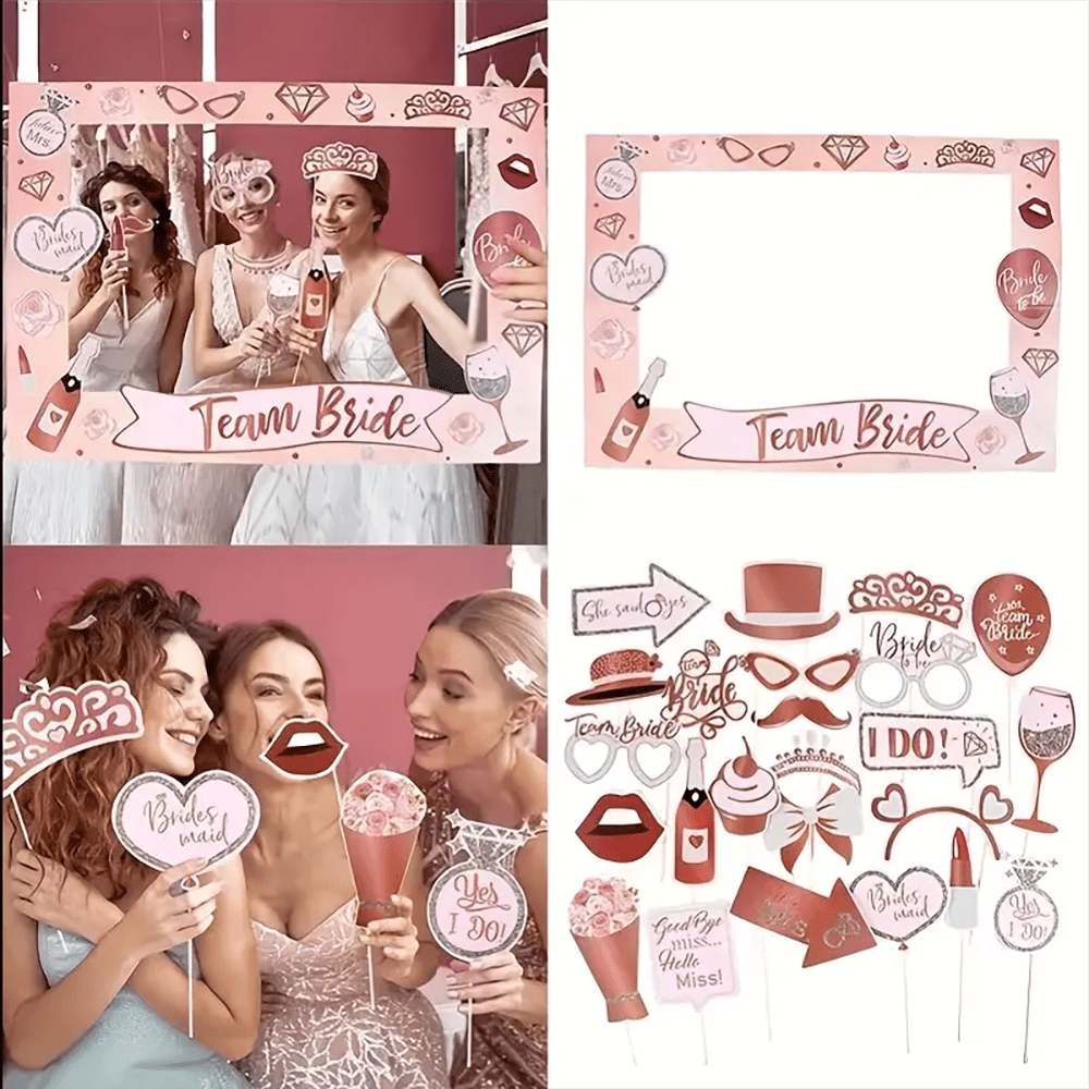 ชุดอุปกรณ์ถ่ายรูปงานปาร์ตี้สละ - Photo Booth Frame บทวิจารณ์และราคา