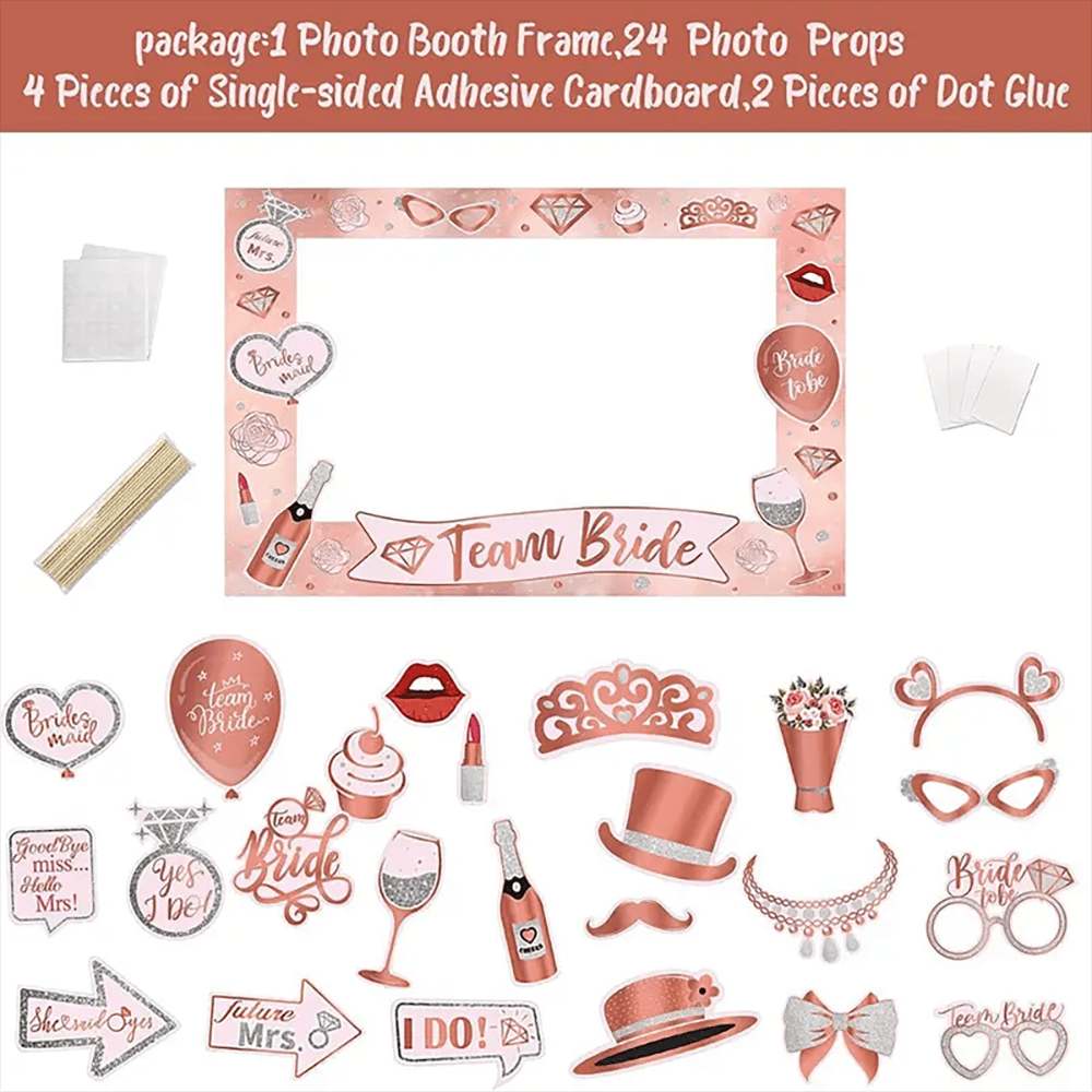 ชุดอุปกรณ์ถ่ายรูปงานปาร์ตี้สละ - Photo Booth Frame บทวิจารณ์และราคา