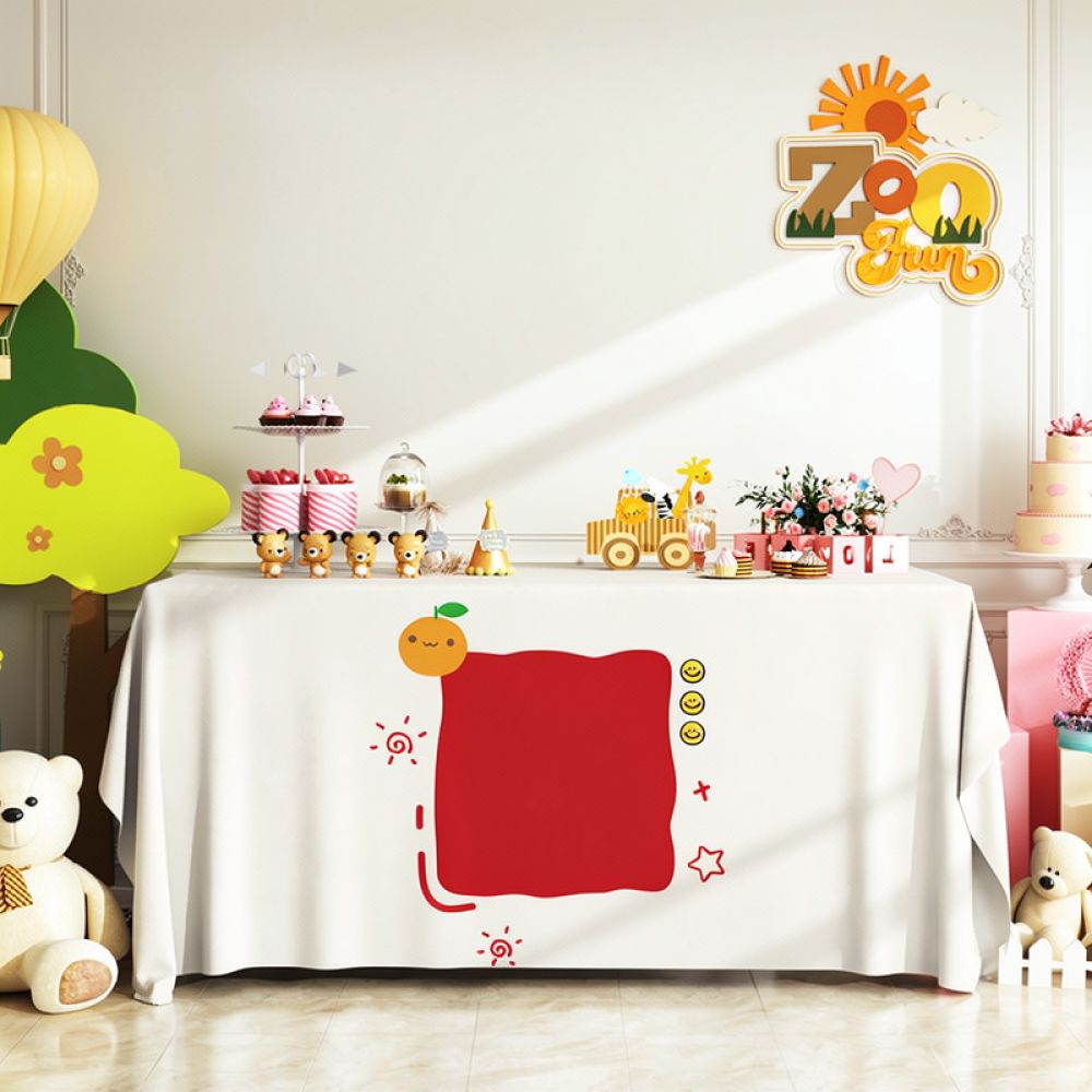 ผ้าปูโต๊ะสำหรับงานเฉลิมฉลอง ตก - Dessert Table Backdrop บทวิจารณ์และราคา