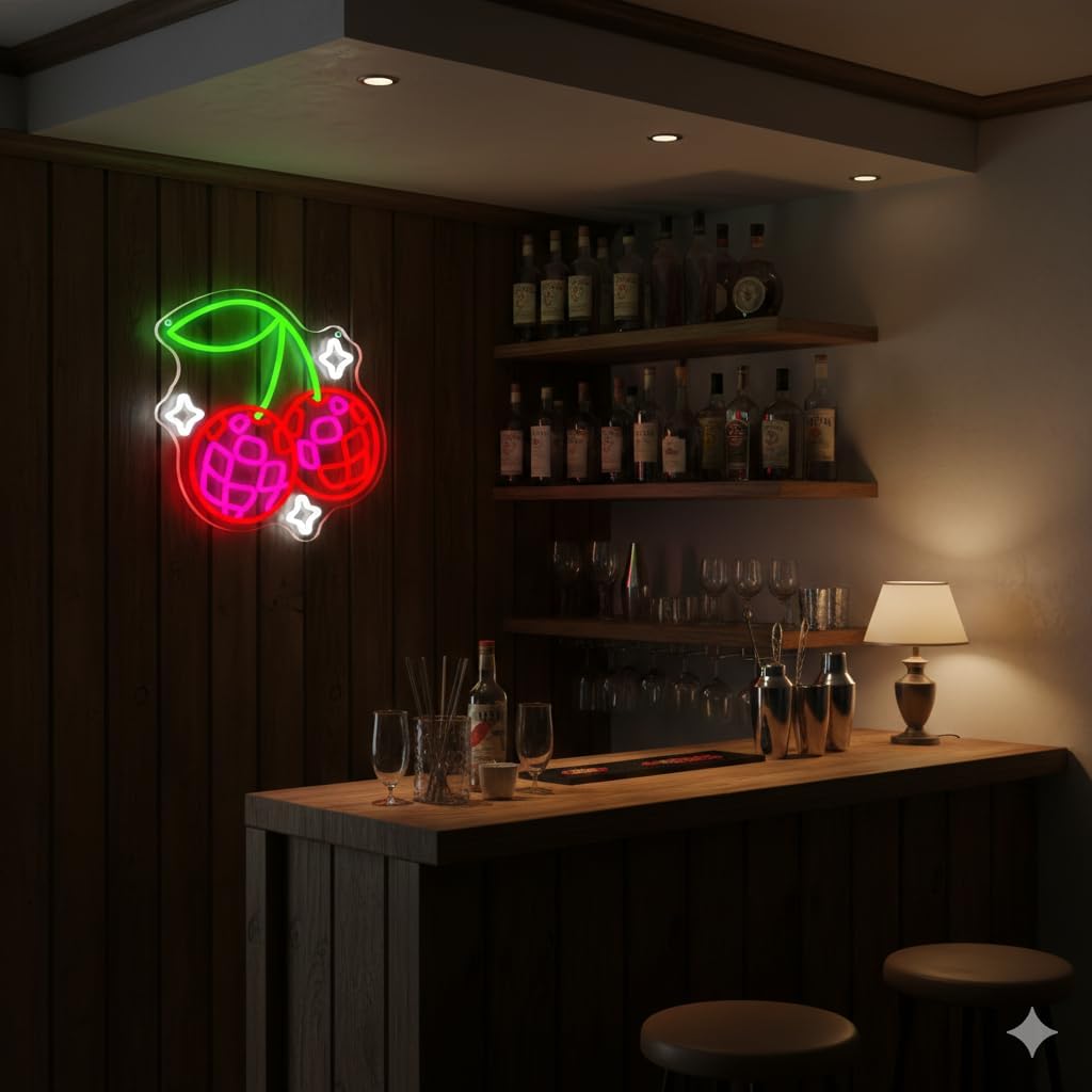 ป้ายไฟนีออน LED รูปเชอร์รีดิสโ - Neon Sign Party บทวิจารณ์และราคา